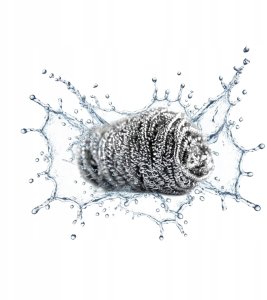 5x Zmywak Spiralny Nierdzewny Druciak do Naczyń Garnków Kuchni Patelni 8