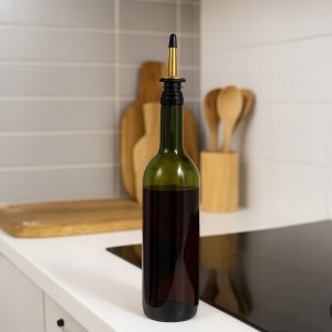 NALEWAK Do Butelek Alkoholu Wina Syropów Oleju Dozownik Lejek Barmański 13