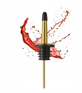 NALEWAK Do Butelek Alkoholu Wina Syropów Oleju Dozownik Lejek Barmański 2