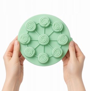 4x FORMA SILIKONOWA DO KOSTEK LODU RÓŻA Foremki Na Lód Czekoladki 3D 8