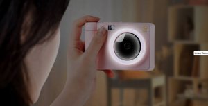 Aparat 5mp Natychmiastowy Wydruk Zink Bluetooth Led Lcd 2,8 Wkłady / Hanin Z1 / Niebieski 9