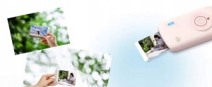 Drukarka Bluetooth Natychmiastowy Druk Zdjęć 300dpi + Wkłady / Hanin Cp2100 / Różowy 11