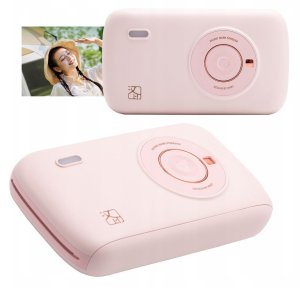 Drukarka Bluetooth Natychmiastowy Druk Zdjęć 300dpi + Wkłady / Hanin Cp2100 / Różowy 2