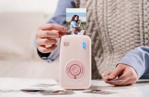 Drukarka Bluetooth Natychmiastowy Druk Zdjęć 300dpi + Wkłady / Hanin Cp2100 / Różowy 3