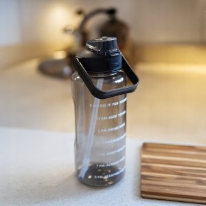 2x Motywacyjny Bidon Butelka 2L z Podziałką na Wodę Sport Siłownia Fitness 15