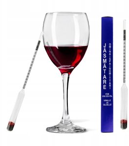 CUKROMIERZ SZWEDZKI WSKAŹNIK ZAWARTOŚCI CUKRU BALINGOMETR HYDROMETR 13