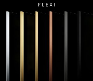 Kabina prysznicowa Walk-In Rea Flexi Transparent / Gold 110 7