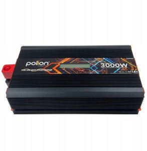 Przetwornica samochodowa 24V/230V 3000W czysty sinus, pilot, LCD 4