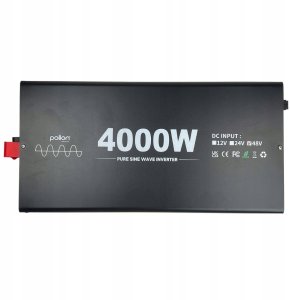 Przetwornica samochodowa 48V/230V 4000W czysty sinus, pilot, LCD 2