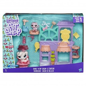 Figurka Hasbro Littlest Pet Shop Zwierzakowe miejsca Studio urody (C1202) 1