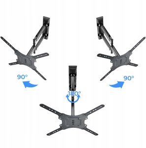 Uchwyt do telewizora 32"-60", na ścianę, do 31,8 kg, VESA, regulacja 5