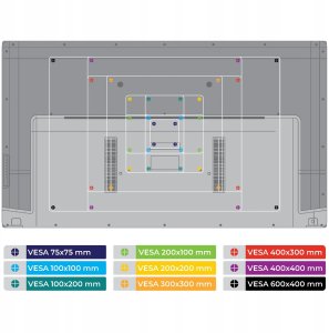 Uchwyt do telewizora 32"-60", na ścianę, do 31,8 kg, VESA, regulacja 9