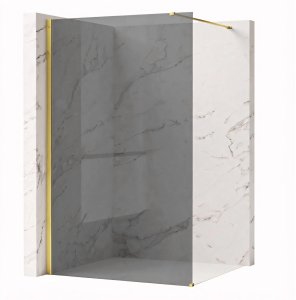 Kabina prysznicowa Walk-In Rea Flexi Grey / Gold 100 2