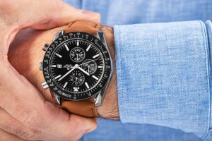 Zegarek Męski Giewont Chronograph Sapphire Brązowo Czarny GW8720-A1 4