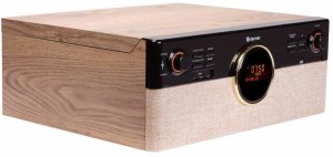 Wieża Denver Miniwieża Denver MRD-180 z gramofonem i radio DAB+/FM drewniana 5