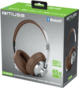 Muse | Headphones | M-298 SBR | Bluetooth | ANC | Brown/Silver 7