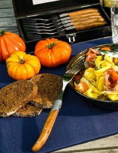 Forks Laguiole Olive Wood SET 6 SdV 3