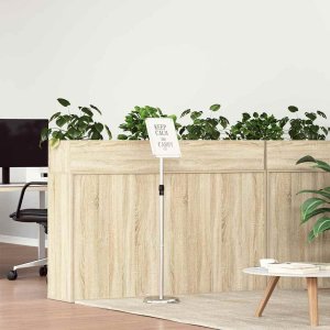 vidaXL Stoiska na targi Srebrny 25 x 25 x 125 cm Aluminium 4