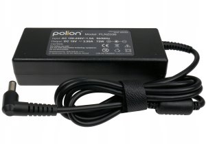 Zasilacz do laptopa Polion 75 W, 2.5 mm, 3.95 A, 19 V 5