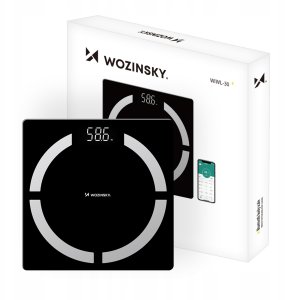 Waga łazienkowa Wozinsky WIWL-30 inteligentna Bluetooth - czarna 6