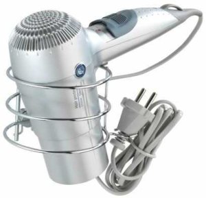 Uchwyt na suszarkę do włosów CLASSIC - stal chromowana, WENKO 3