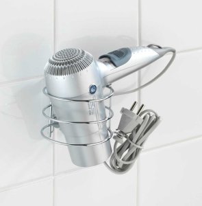 Uchwyt na suszarkę do włosów CLASSIC - stal chromowana, WENKO 4