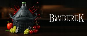 Bimberek Balon Szklany 20L w Koszyku Gąsior Do Przetworów i Wina Do Domowego Wina 8