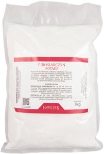 PIROSIARCZYN POTASU 1KG DEZYNFEKCJA MYCIE BUTELEK ODKAŻANIE STABILIZACJA 13