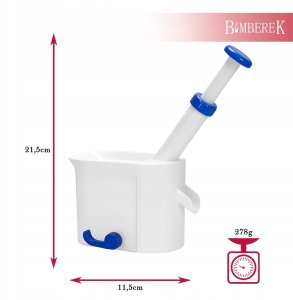Drylownica Do WIŚNI CZEREŚNI Wymienne Gumki Ręczna Szybkie Drylowanie 2
