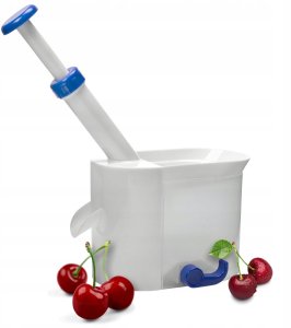 Drylownica Do WIŚNI CZEREŚNI Wymienne Gumki Ręczna Szybkie Drylowanie 3