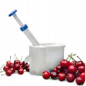 Drylownica Do WIŚNI CZEREŚNI Wymienne Gumki Ręczna Szybkie Drylowanie 5