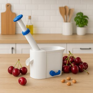 Drylownica Do WIŚNI CZEREŚNI Wymienne Gumki Ręczna Szybkie Drylowanie 9