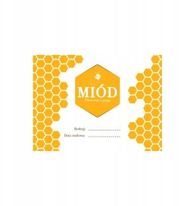 10X Etykiety do miodu naklejki na MIÓD SŁOIKI 3