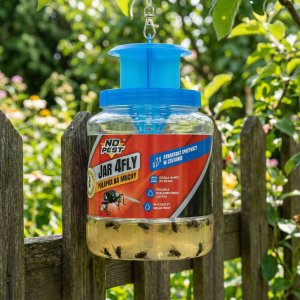 NO PEST Pułapka na Muchy Osy Meszki Muszki z Wabikiem "Jar 4Fly" 1,7L 10