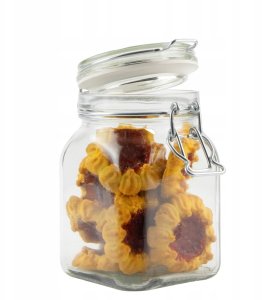 Zestaw SŁOIKI HERMETYCZNE z uszczelką 5szt. 6