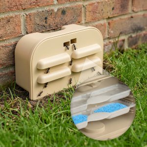 Stacja Przynętowa Karmnik na Trutkę Żel Proszek Płyn Granulat i Inne Środki na Owady "Pest Done BS" + Tacki do Czyszczenia 11