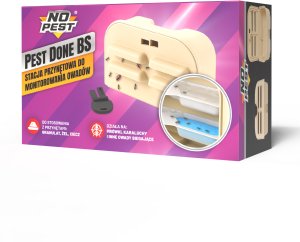 Stacja Przynętowa Karmnik na Trutkę Żel Proszek Płyn Granulat i Inne Środki na Owady "Pest Done BS" + Tacki do Czyszczenia 5