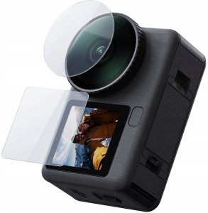 Zestaw Osłona Szkło Hartowane Na Obiektyw + 2x Ekran Do Dji Osmo Action 6 / S6-flm-26 3