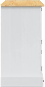 vidaXL Skrzynie do przechowywania z szufladą Biały 112 x 40 x 75 cm 5