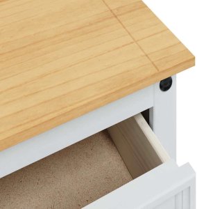 vidaXL Skrzynie do przechowywania z szufladą Biały 112 x 40 x 75 cm 7