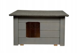 Wood OK Buda dla psa/kota szara Woodok 224