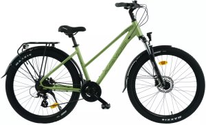 Kands Agnes 27,5 2025  wygodny rower miejski i rekreacyjny dla kobiet Wybierz rozmiar ramy: 14" (35, 36cm), Wybierz kolor: Pistacjowy mat 2