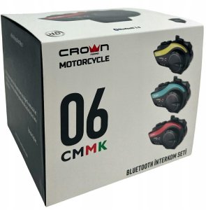 Interkom motocyklowy Crown CMMK-06       Bluetooth 5.0 czarny 3