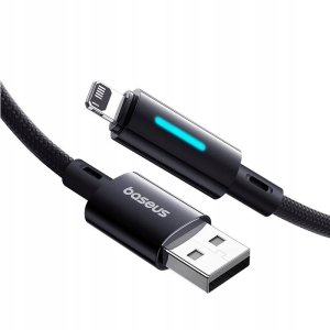 Baseus Lit kabel USB - Lightning 1m 2.4A kosmiczna Czerń 3