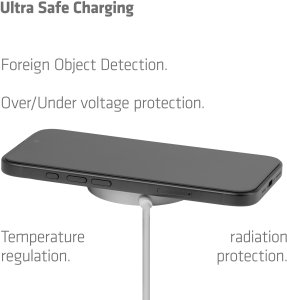 CLUB3D CAC-3026 ładowarka do urządzeń przenośnych Telefon komórkowy, Smartfon, Smartwatch, Telefon Biały DC Bezprzewodowe ładowanie Szybkie ładowanie Wewnętrzna 5