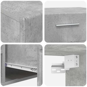 vidaXL Zestaw szafek RTV Betonowy szary 10