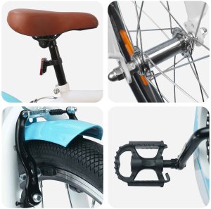 vidaXL Rower Dziecięcy 20 Cali dla dzieci w wieku 6-11 lat 4