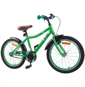vidaXL Rower Dziecięcy 20 Cali dla dzieci w wieku 6-11 lat Zielony 2