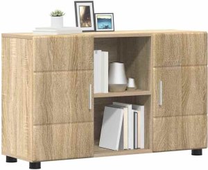 vidaXL Bufet Dąb Sonoma 88,5 x 30,5 x 55,5 cm 3