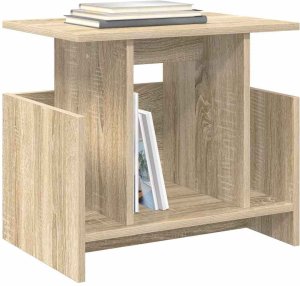 vidaXL Stół pod telewizor Dąb Sonoma 50 x 35 x 45 cm 3